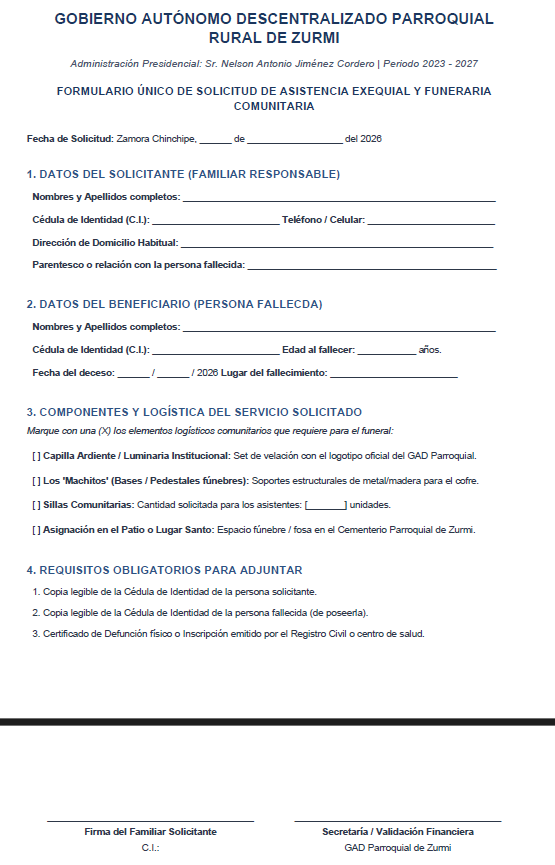 SERVICIOS DE FUNERARIA
